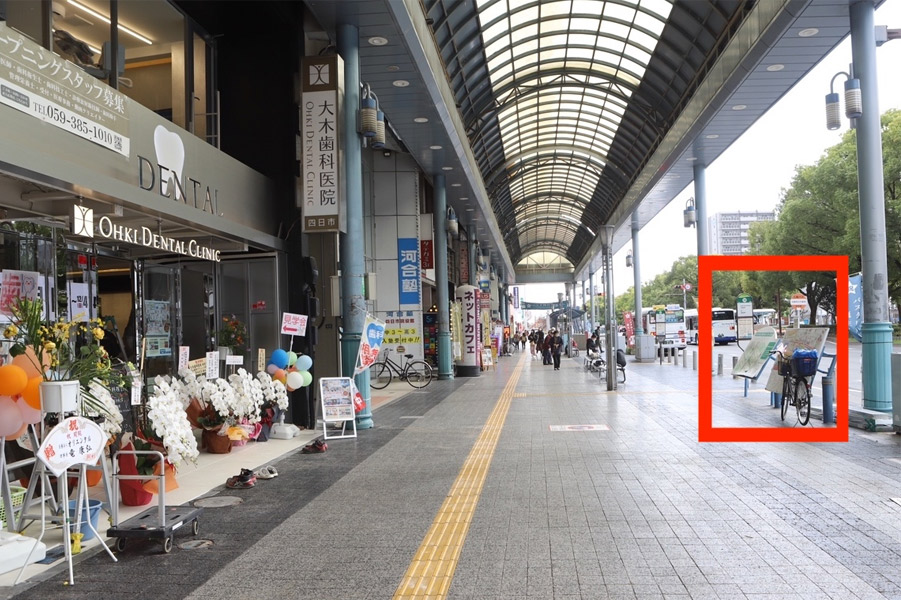 路線バスのりば